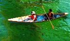 Yukon Pere double-paddle canoe, 16-ft x 28-in