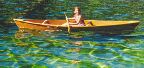 Ukelele double-paddle canoe, 12-ft x 26-in